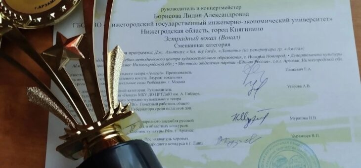 СТУДЕНТЫ КНЯГИНИНСКОГО УНИВЕРСИТЕТА – МНОГОЖАНРОВЫЕ ЛАУРЕАТЫ
